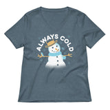 Always Cold Women's V-Neck Tee