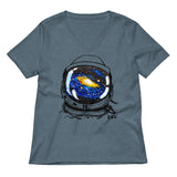 Space Sight Women's V-Neck Tee