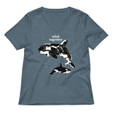 Stick Together Women's V-Neck Tee