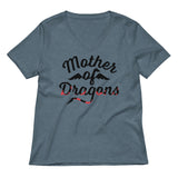 Mother Of Dragons Women's V-Neck Tee