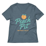 Peach Pit Women's V-Neck Tee