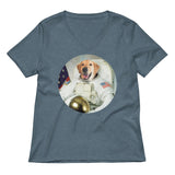 Astrodog Women's V-Neck Tee