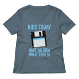 Kids Today Have No Idea What This Is Women's V-Neck Tee