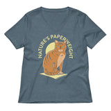 Nature's Paperweight Women's V-Neck Tee