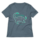 Loch Ness Traditional Cuts Women's V-Neck Tee