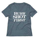 Burr Shot First Women's V-Neck Tee