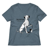 How Dalmatians Are Made Women's V-Neck Tee