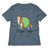 Melon Collie Women's V-Neck Tee