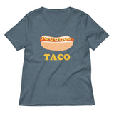 Hotdog Taco Women's V-Neck Tee