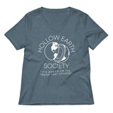 Hollow Earth Society Women's V-Neck Tee