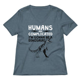 Humans Are Complicated Women's V-Neck Tee