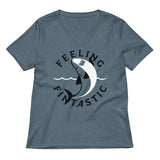 Feeling Fintastic Women's V-Neck Tee