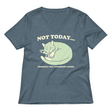 Not Today Probably Not Tomorrow Either Women's V-Neck Tee