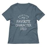My Favorite Character Died Women's V-Neck Tee