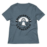Emotionally Exhausted Women's V-Neck Tee