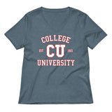 College University Women's V-Neck Tee