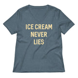 Ice Cream Never Lies Women's V-Neck Tee