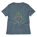 Turtley Hallows Women's V-Neck Tee