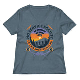 No Service Society Women's V-Neck Tee