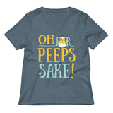 Oh For Peeps Sake Women's V-Neck Tee