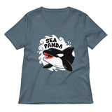 Sea Panda Women's V-Neck Tee