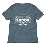 Save Endor Women's V-Neck Tee