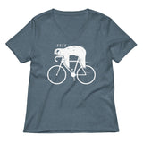 Slow Rider Women's V-Neck Tee