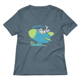 Space Ride Women's V-Neck Tee