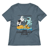 The Conspiracy Club Women's V-Neck Tee