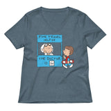 The Doctor Is In Women's V-Neck Tee