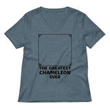 The Greatest Chameleon Ever Women's V-Neck Tee