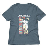 Unbothered By My TBR Women's V-Neck Tee