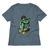 Velociholmes Women's V-Neck Tee