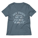 Plot Twists Are My Favorite Workout Women's V-Neck Tee