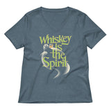 Whiskey Is The Spirit Women's V-Neck Tee