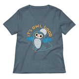 It's Owl Good Women's V-Neck Tee