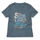 Strange Women Lying In Ponds Sword Distribution Co Women's V-Neck Tee