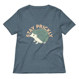 Stay Prickly Women's V-Neck Tee