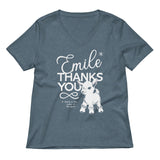 Emile Thanks You Women's V-Neck Tee
