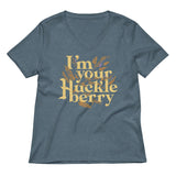 I'm Your Huckleberry Women's V-Neck Tee