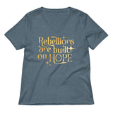 Rebellions Are Built On Hope Women's V-Neck Tee