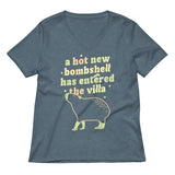 A Hot New Bombshell Has Entered The Villa Women's V-Neck Tee