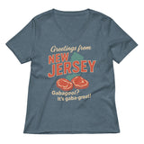 Greetings From New Jersey Women's V-Neck Tee