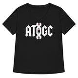 ATGC DNA Women's V-Neck Tee