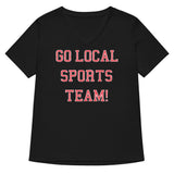 Go Local Sports Team! Women's V-Neck Tee