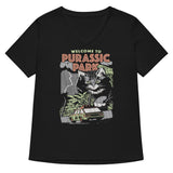Purassic Park Women's V-Neck Tee