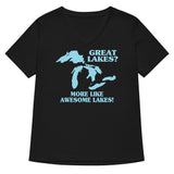 Great Lakes? Women's V-Neck Tee