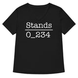 No 1 Under Stands Women's V-Neck Tee