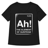The Element Of Surprise Women's V-Neck Tee