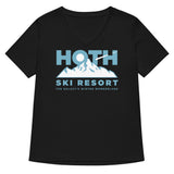 Hoth Ski Resort Women's V-Neck Tee